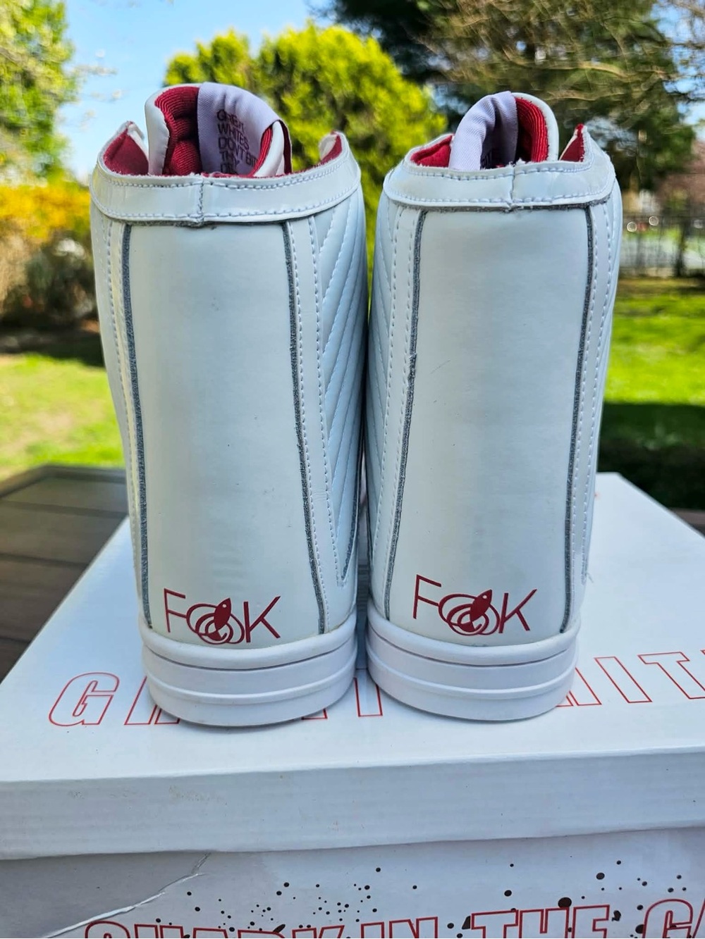 Limited Edition Japanese Streetwear Tokyami Fish N Kicks Great Whites High-Top - Picture 7 of 9